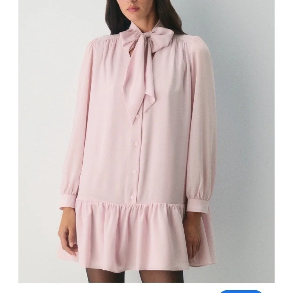 Aritzia | Dresses | Aritzia Nwt Manor Pink Ruffled Dress Size Long Sleeve Size L Tie Neck | Poshmark Aritzia | Dresses | Aritzia Nwt Manor Pink Ruffled Dress Size Long Sleeve Size L Tie Neck | Poshmark